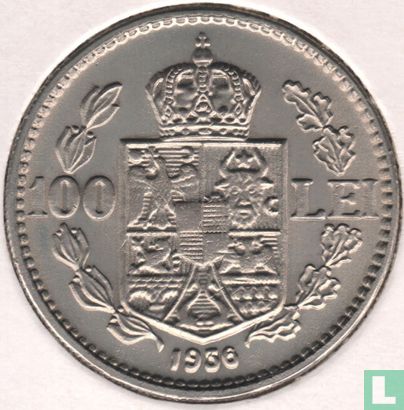Roumanie 100 lei 1936 - Image 1