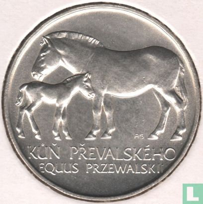 Tsjecho-Slowakije 50 korun 1987 "Przewalski's horses" - Afbeelding 2