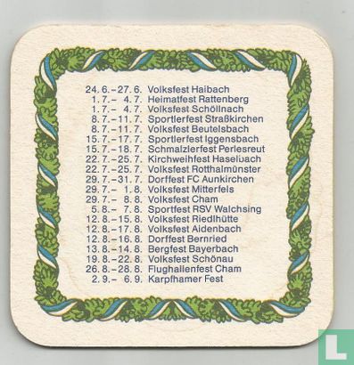 Aldersbacher Volksfest-kalender '88 - Image 2