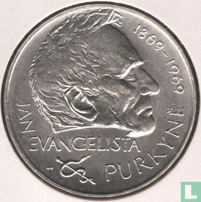 Tsjecho-Slowakije 25 korun 1969 "100th anniversary Death of Jan Evangelista Purkyne" - Afbeelding 1