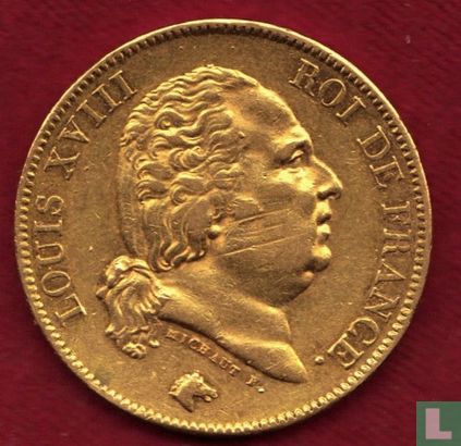 France 40 francs 1817 (A) - Image 2
