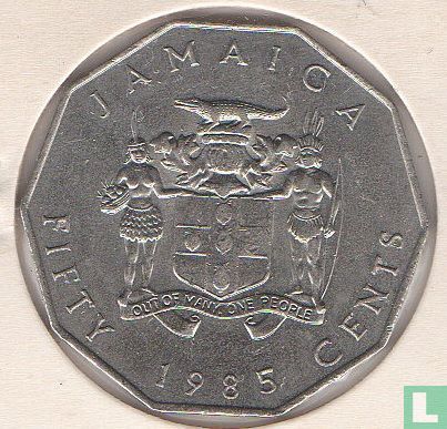 Jamaïque 50 cents 1985 - Image 1
