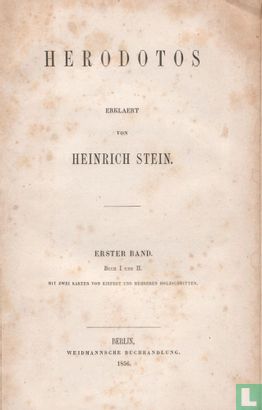Herodotos erklaert von Heinrich Stein - Image 3