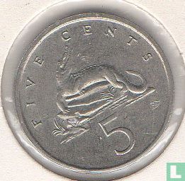Jamaika 5 Cent 1986 - Bild 2