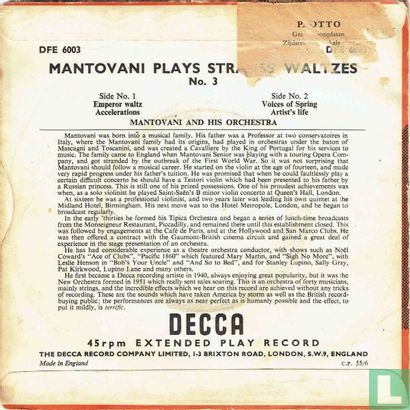 Mantovani Plays Strauss Waltzes no. 3 - Afbeelding 2