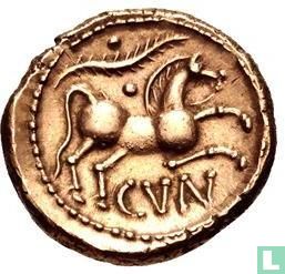 Ancient Celts (Catuvellauni Stam) 1 AU stater ca 10-43 - Image 2