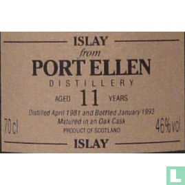 Port Ellen 11 y.o. 46% - Afbeelding 3