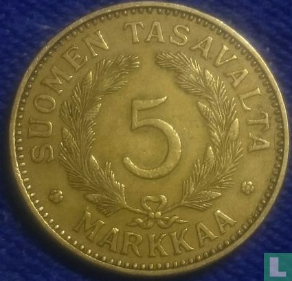 Finnland 5 Markkaa 1933 - Bild 2