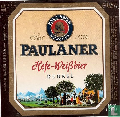Paulaner Hefe-Weissbier  Dunkel - Image 1