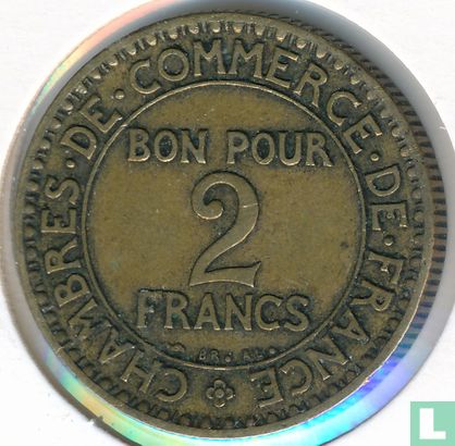 Frankrijk 2 francs 1922 - Afbeelding 2