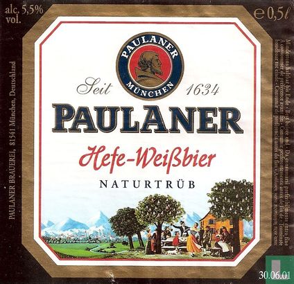 Paulaner Hefe-Weissbier - Image 1