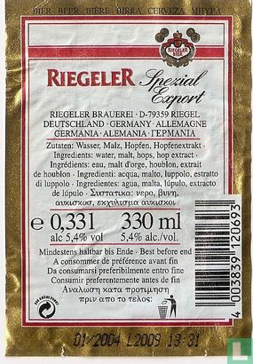 Riegeler Spezial Export - Bild 2