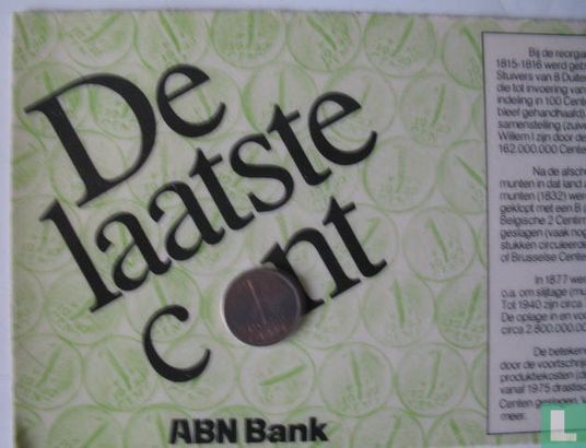 Nederland 1 cent 1980 (folder) "The last cent - ABN Bank" - Afbeelding 2