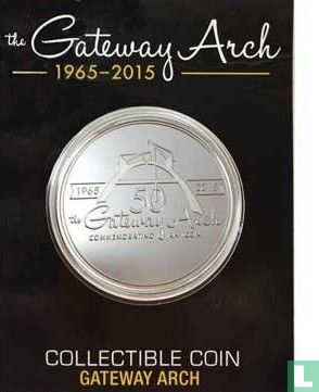 USA  St. Louis, MO - Gateway Arch 50th Anniversary Collectible Coin  1965 - 2015