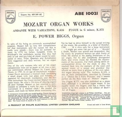Mozart Organ Works - Afbeelding 2