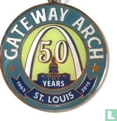 USA  St. Louis, MO - Gateway Arch 50th Anniversary Collectible medal  1965 - 2015