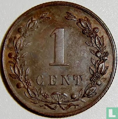 Netherlands 1 cent 1877 (type 2) - Image 2