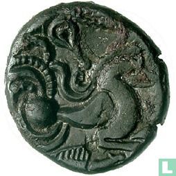 Ancient Celts (Armorican Stam) 1 stater ca 75-50 BC - Image 2