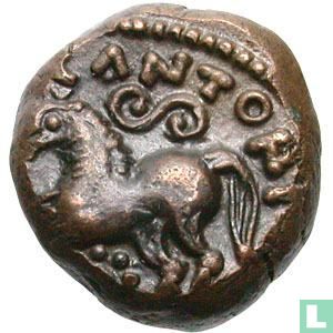 Anciens Celtes (Séquanes tribu) AE14 potin un (cheval) ca 70-50 BC - Image 2