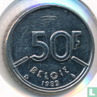 Belgium 50 francs 1989 (NLD) - Image 1