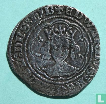 Engeland ½ groat 1361 - Afbeelding 1