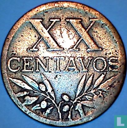 Portugal 20 centavos 1952 - Afbeelding 2