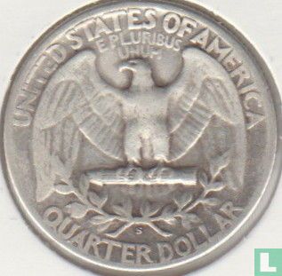 Verenigde Staten ¼ dollar 1945 (S) - Afbeelding 2