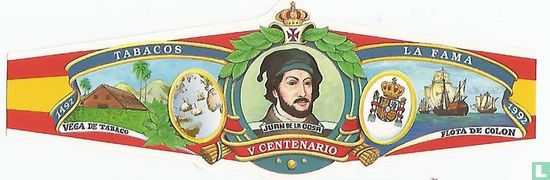 Juan de la Cosa V Centenario - Tabacos 1492 Vega de Tabaco - La Fama 1992 Flota de Colon - Bild 1