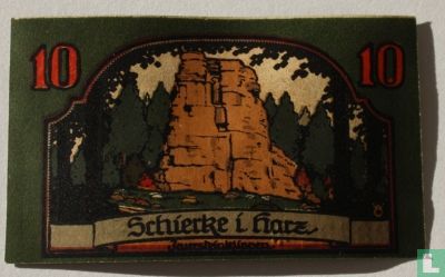 Schierke 10 Pfennig 1921 (1) - Afbeelding 1