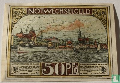 Hamburg Notgeld 50 Pfennig, 1921 - Image 1