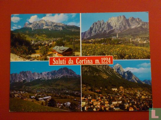 Saluti da Cortina : 1224 m