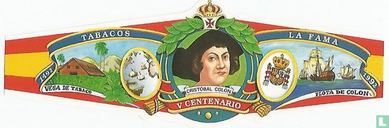 Cristóbal Colón V Centenario - 1492 Tabacos Vega de Tabaco - La Fama 1992 Flota de Colon - Image 1