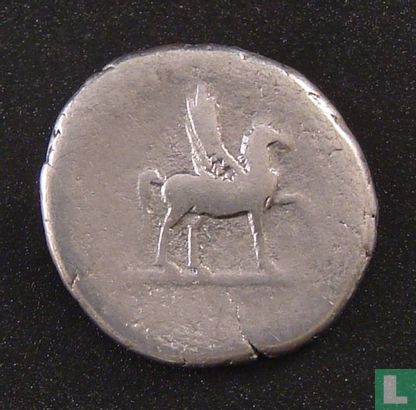 Empire Romain  AR denarius  (Domitian César cendres sous Titus, Ephesos)  79-80 CE - Image 2