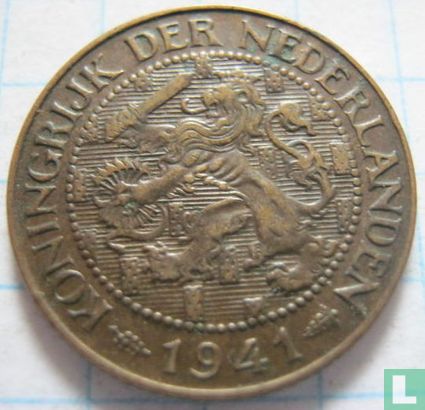 Netherlands 1 cent 1941 (type 1) - Image 1