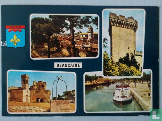 Beaucaire: vue du Château et sa Tour