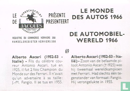 Alberto Ascari (1952-53 - Italië) - Image 2
