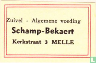 Zuivel - Algemene Voeding - Schamp - Bekaert