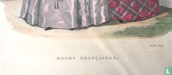 Deux femmes au jardin - Juillet 1849 - Image 2