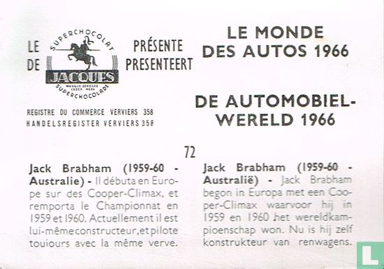 Jack Brabham (1959-60 - Australië) - Bild 2