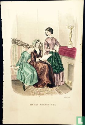 Deux femmes et une jeune fille - Janvier 1850 - Image 1