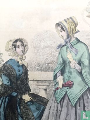 Toilettes de Longchamps, deux femmes à la terasse (1850-1853) - Image 3