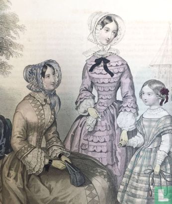 Deux femmes et une fille -Avril 1850 - Afbeelding 3