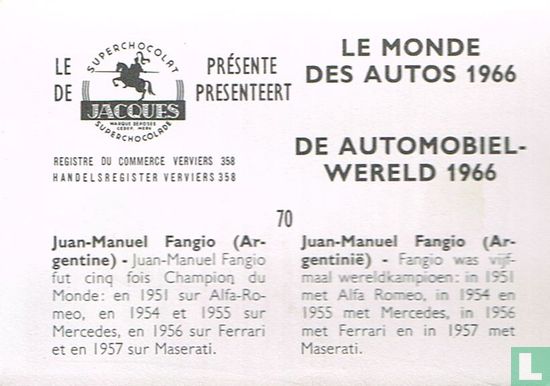 Juan-Manuel Fangio (Argentinië) - Bild 2