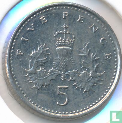 Royaume-Uni 5 pence 2001 - Image 2