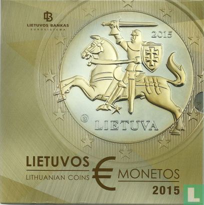 Litouwen jaarset 2015 (PROOF) "Lietuvos Bankas" - Afbeelding 1