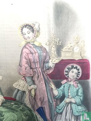 Deux femmes et une fille -Mars 1850 - Image 3