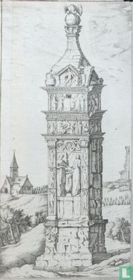 Zicht op een Romeinse toren