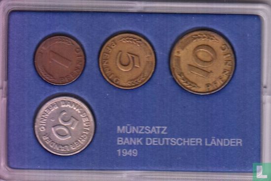 Allemagne coffret 1949 "Bank Deutscher Länder" - Image 1