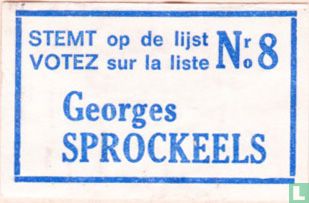 Georges Sprockeels Nr 8
