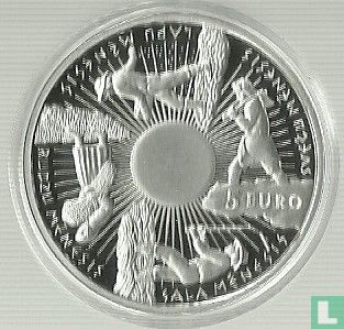 Letland 5 euro 2014 (PROOF) "Coin of the Seasons" - Afbeelding 2